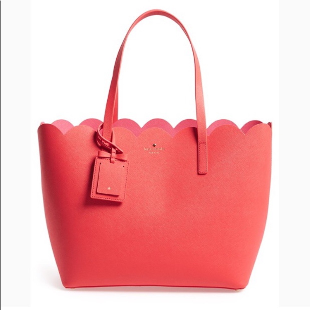 Kate Spade large scallop tote